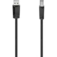 Hama USB 2.0 USB-A – USB-B -kaapeli, 3 m, musta
