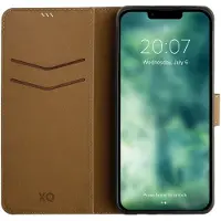Xqisit iPhone 14 Kotelo Slim Wallet Selection Musta