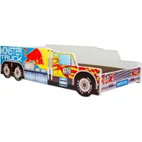 Kobi Meble Lastensänky Riko patjalla 146 cm x 74 cm x 38 cm, hirviöauto