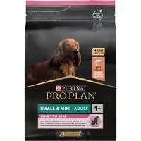 Purina Pro Plan 3kg Small & Mini Adult Sensitive Skin OPTIDERMA koiranruoka