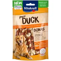 Vitakraft 6x80g pure DUCK Bonas kalsiumluu ankalla koiralle