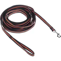 Heim Super-Grip -koulutusliina, musta 10m pitkä, 17mm leveä koiran hihna