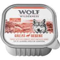Wolf of Wilderness 6x300g Adult Great Desert kalkkuna märkä viljaton koiranruoka