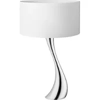 Georg Jensen Cobra pöytävalaisin, keskikokoinen, valkoinen