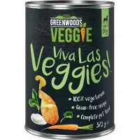 Greenwoods 24x375g Veggie: jogurttia, perunaa, porkkanaa ja pinaattia -koiranruoka