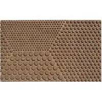 Heymat Hex Ovimatto Desert 45x75 Cm - Kynnysmatot Polypropyleeni Vaaleanruskea - 72012