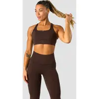 ICANIWILL Stride Sports Bra Dark Brown