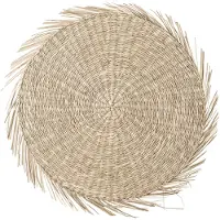 Bloomingville Ilsa pöytätabletti Ø38 cm Luonto