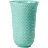 Lyngby Porcelæn Rhombe maljakko 15 cm Aqua
