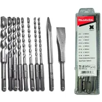 Makita 10 kpl. porateräsarja D-46361; SDS-Plus