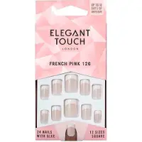 Elegant Touch Tyylikkäät luonnolliset ranskalaiset kynnet 126 lyhyet