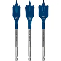 Bosch Lattaporanterä 2608900331; 20/22/25 mm; 3 kpl.