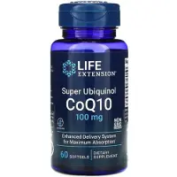 Life Extension Super Ubikinoli CoQ10, 100 mg - 60 kapselia