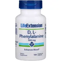 Life Extension D L-fenyylialaniini, 500 mg - 100 kapselia