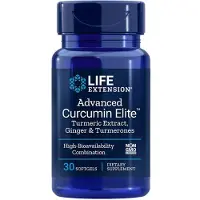 Life Extension Advanced Curcumin Elite Kurkumiiniuute, inkivääri & Turmeronit - 30 kapselia