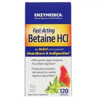 Enzymedica Betaiini HCl - 120 kapselia