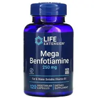 Life Extension Mega Benfotiamiini, 250 mg - 120 kapselia