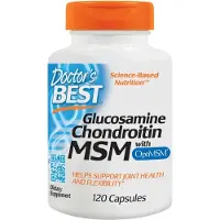 Doctors Best Glukosamiini Kondroitiini MSM OptiMSM - 120 kapselia