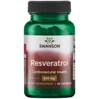 Swanson Health Resveratroli, 250 mg - 30 kapselia