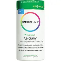 Rainbow Light , Kalsium Magnesium & Vegan D3+, 180 Tabletti