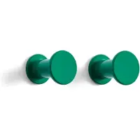 HAY Bolt Hook seinäkoukku, 2 kpl, vihreä