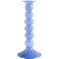 HAY Wavy-kynttilänjalka large, jade light blue
