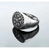 Northern Viking Jewelry Vegvisir sormus NVJ-H-SO001-210