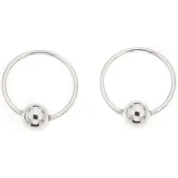 Silver Bar Body 12mm hopeakorvakorut