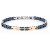 Nomination Strong with Stones Rose Gold and Blue rannekoru 028302 005
