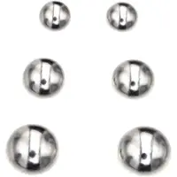 Silver Bar hopeakorvakorut kolmen parin lahjasetti 3+4+5 mm 8324
