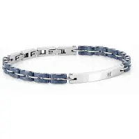 Nomination Strong Steel with Blue PVD rannekoru 028302 004