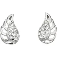 Silver Bar Minisiipi zirkonia tappikorvakorut 8 mm 1848