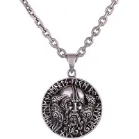 Northern Viking Jewelry Huginn and Muninn Raven Runes hopeariipus NVJ-H-RS076