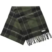 Chevalier Pendley Wool Scarf Check Dark One Size