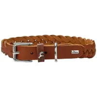 Hunter - Koiran panta Solid Education Special Cow Leather Cognac S 45cm - Koirat - Kaulapannat