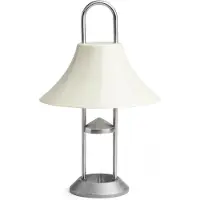 HAY Mousqueton ladattava pöytävalaisin, oyster white