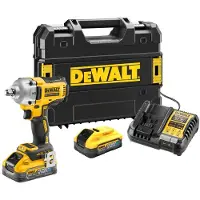 DeWalt Iskumutterinväännin DCF891H2T-QW; 18 V; 1/2''; 2x5,0 Ah akku