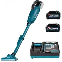 Makita Akkupölynimuri CL001GD202; 40 V; 2x2,0 Ah akku