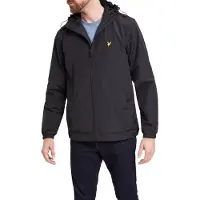 Lyle & Scott Pitkä talvitakki musta