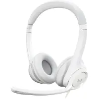 Logitech H390 USB-headset, luonnonvalkoinen