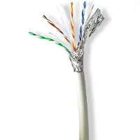 Nedis CCBG8538GY100S S/FTP 100.0 m CAT6 Verkkokaapeli
