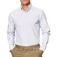 Hackett Washed Oxford - Blue - S
