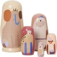 Ferm Living Critter nuket Ø6,4x14 cm Multi