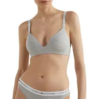Tommy Hilfiger Underwear Rintaliivi laivastonsininen / harmaa / punainen / valkoinen