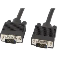 Lanberg VGA M/M CABLE 10M DUAL-SHIELDED FERRITE BLACK LANBERG (CA-VGAC-10CC-0100-B)