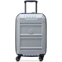 DELSEY PARIS Rempart 4-pyöräinen vetolaukku 55 cm Laajennettava Hopeanvärinen