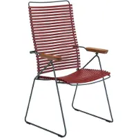 Houe Click positionsstol paprika/grey bambu