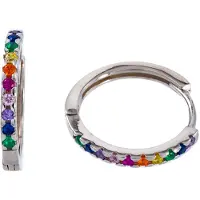 Silver Bar Pride rengas 18mm korvakorut 8641