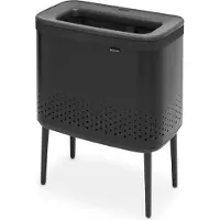 Brabantia Bo Laundry Bin pyykkikori, 60 L, mattamusta