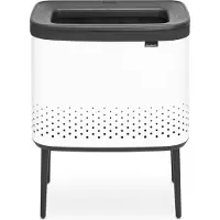 Brabantia Bo Laundry Bin pyykkikori, 60 L, valkoinen